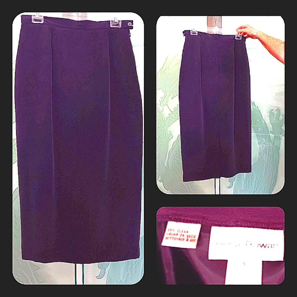 Rena Rowan Wine Colored Skirt